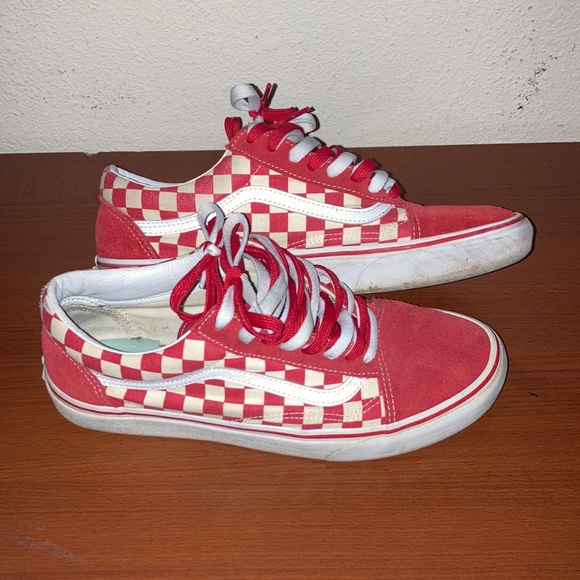 Red Checkered Vans - Picture 3 of 7